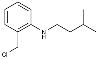 2-(氯甲基)-N-异戊基苯胺 结构式