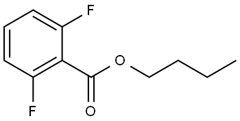 丁基 2,6-二氟苯甲酸酯, 1481436-18-3, 结构式