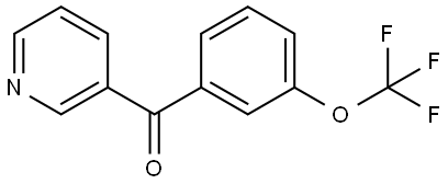 3-Pyridinyl[3-(trifluoromethoxy)phenyl]methanone Structure