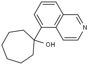 1-(5-Isoquinolinyl)cycloheptanol Structure