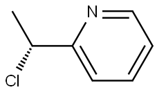 Pyridine, 2-[(1R)-1-chloroethyl]- Structure