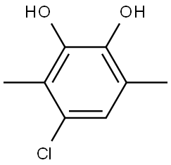 4-Chloro-3,6-dimethyl-1,2-benzenediol Structure