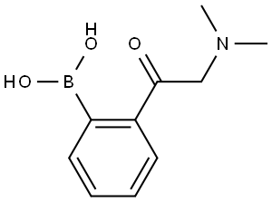 (2-(二甲基甘氨酰)苯基)硼酸, 1498330-64-5, 结构式