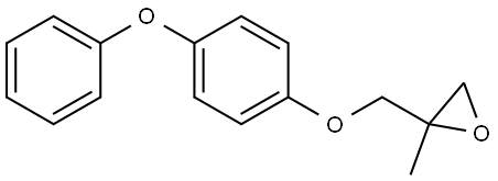 2-Methyl-2-[(4-phenoxyphenoxy)methyl]oxirane Structure