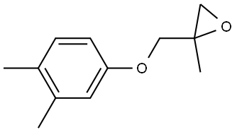 Oxirane, 2-[(3,4-dimethylphenoxy)methyl]-2-methyl-,1499835-54-9,结构式