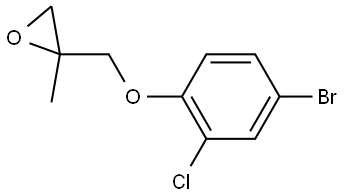 2-[(4-Bromo-2-chlorophenoxy)methyl]-2-methyloxirane|