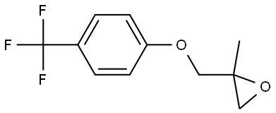 2-Methyl-2-[[4-(trifluoromethyl)phenoxy]methyl]oxirane Structure