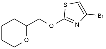 4-bromo-2-((tetrahydro-2H-pyran-2-yl)methoxy)thiazole|