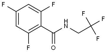 2,4,6-Trifluoro-N-(2,2,2-trifluoroethyl)benzamide Structure