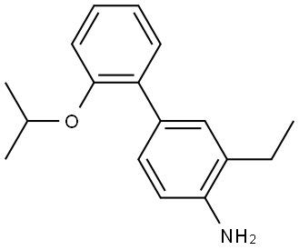 3-Ethyl-2'-(1-methylethoxy)[1,1'-biphenyl]-4-amine 结构式