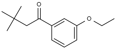 1-(3-Ethoxyphenyl)-3,3-dimethyl-1-butanone Structure