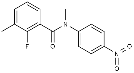 2-fluoro-N,3-dimethyl-N-(4-nitrophenyl)benzamide,1517754-77-6,结构式