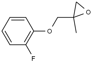 Oxirane, 2-[(2-fluorophenoxy)methyl]-2-methyl- Structure