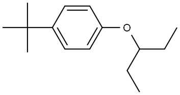 1-(1,1-Dimethylethyl)-4-(1-ethylpropoxy)benzene Structure