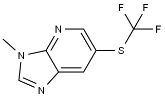 3-methyl-6-trifluoromethylsulfanyl-3H-imidazo[4,5-b]pyridine|