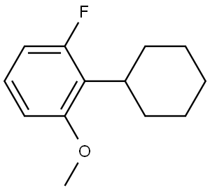 2-cyclohexyl-1-fluoro-3-methoxybenzene,1523068-61-2,结构式