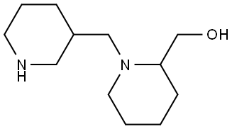 (1-(piperidin-3-ylmethyl)piperidin-2-yl)methanol 结构式