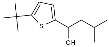 5-(1,1-Dimethylethyl)-α-(2-methylpropyl)-2-thiophenemethanol Structure