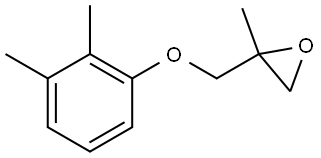 2-[(2,3-Dimethylphenoxy)methyl]-2-methyloxirane Structure