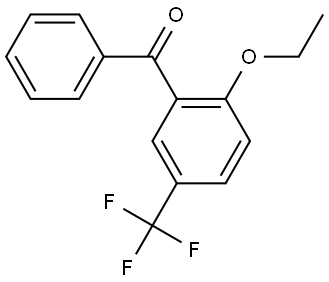 Methanone, [2-ethoxy-5-(trifluoromethyl)phenyl]phenyl- Struktur