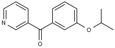 (3-isopropoxyphenyl)(pyridin-3-yl)methanone Structure