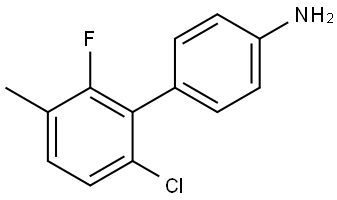 6'-Chloro-2'-fluoro-3'-methyl[1,1'-biphenyl]-4-amine Structure