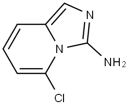 5-氯咪唑并[1,5-A]吡啶-3-胺 结构式