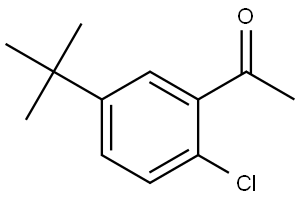 1-(5-(tert-butyl)-2-chlorophenyl)ethanone 结构式