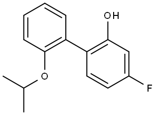 4-Fluoro-2'-(1-methylethoxy)[1,1'-biphenyl]-2-ol 结构式