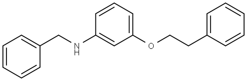 N-[3-(2-Phenylethoxy)phenyl]benzenemethanamine,1556385-24-0,结构式