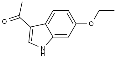 1-(6-ethoxy-1H-indol-3-yl)ethan-1-one 结构式