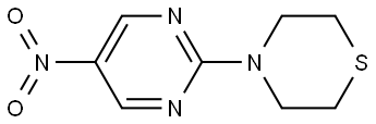 4-(5-nitropyrimidin-2-yl)thiomorpholine,1562399-15-8,结构式