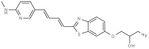florzolotau(18F) 化学構造式