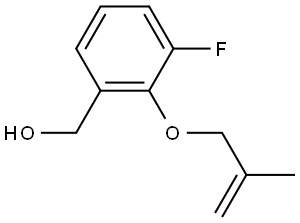 3-Fluoro-2-[(2-methyl-2-propen-1-yl)oxy]benzenemethanol 结构式