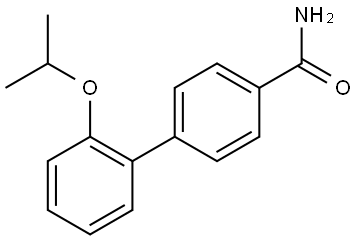 2'-(1-Methylethoxy)[1,1'-biphenyl]-4-carboxamide 结构式