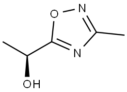 (S)-1-(3-methyl-1,2,4-oxadiazol-5-yl)ethan-1-ol,1567855-47-3,结构式