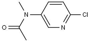 2-chloro-5-(N-methylacetamido)pyridine,159615-91-5,结构式