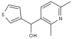 2,6-Dimethyl-α-3-thienyl-3-pyridinemethanol Structure