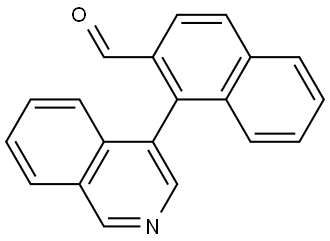 1-(Isoquinolin-4-yl)-2-naphthaldehyde Structure