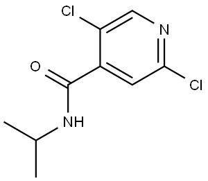 2,5-dichloro-N-isopropylisonicotinamide Structure