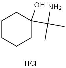 1-(2-aminopropan-2-yl)cyclohexan-1-ol hydrochloride,16112-94-0,结构式