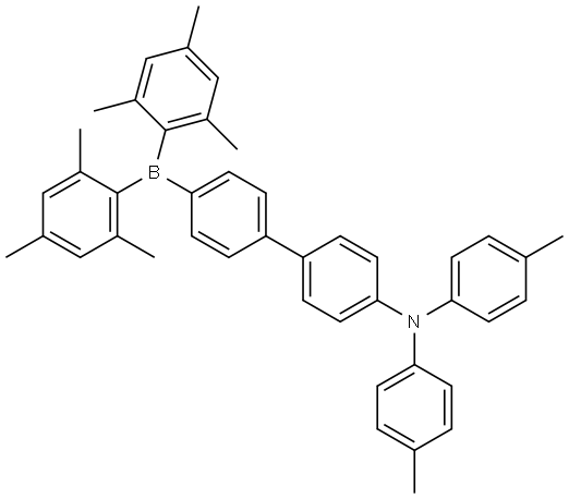 4'-(dimesitylboraneyl)-N,N-di-p-tolyl-[1,1'-biphenyl]-4-amine Struktur