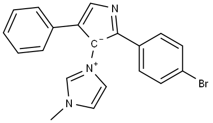 2-(4-bromophenyl)-3-(1-methyl-1H-imidazol-3-ium-3-yl)-4-phenylpyrrol-1-ide Structure