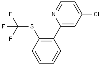 1620284-64-1 4-Chloro-2-[2-[(trifluoromethyl)thio]phenyl]pyridine