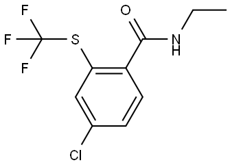 4-Chloro-N-ethyl-2-[(trifluoromethyl)thio]benzamide|