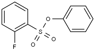 Phenyl 2-fluorobenzenesulfonate 结构式
