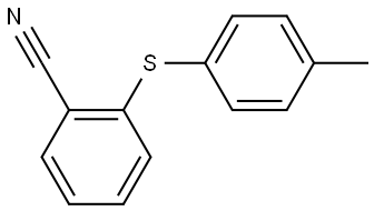 2-(p-tolylthio)benzonitrile Structure