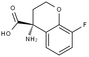 (R)-4-Amino-8-fluoro-3,4-dihydro-2H-1-benzopyran-4-carboxylic acid|