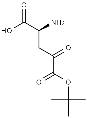 L-Glutamic acid, 4-oxo-, 5-(1,1-dimethylethyl) ester Structure