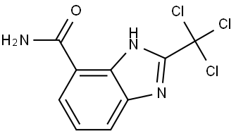 2-(Trichloromethyl)-1H-benzo[d]imidazole-4-carboxamide Structure